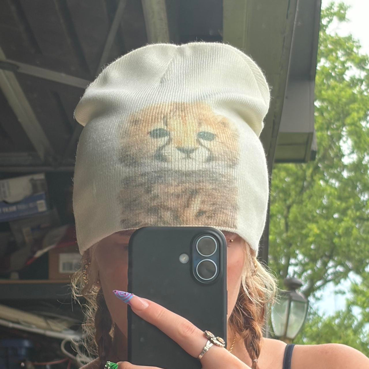 "lil cat" beanie