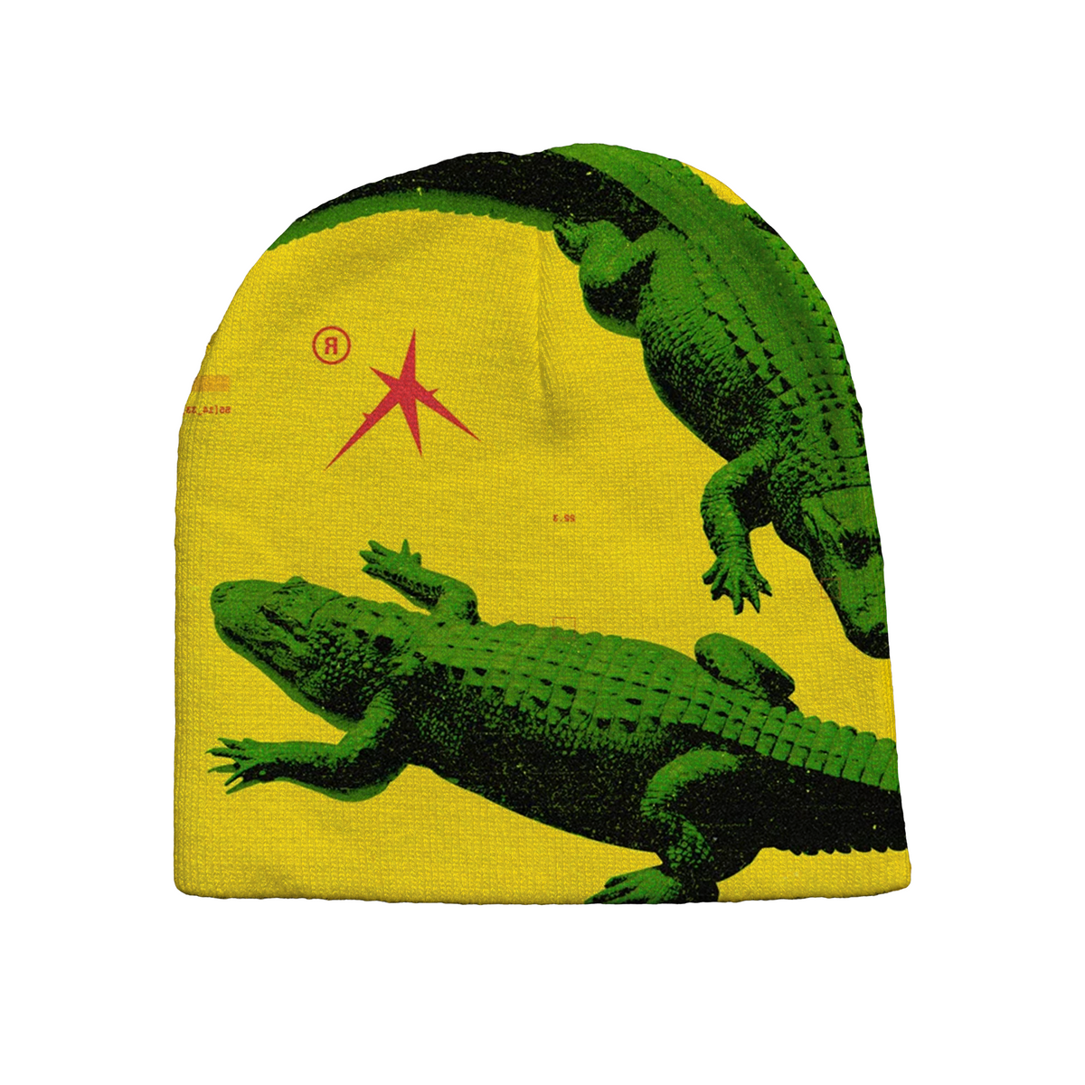 "alligator" beanie