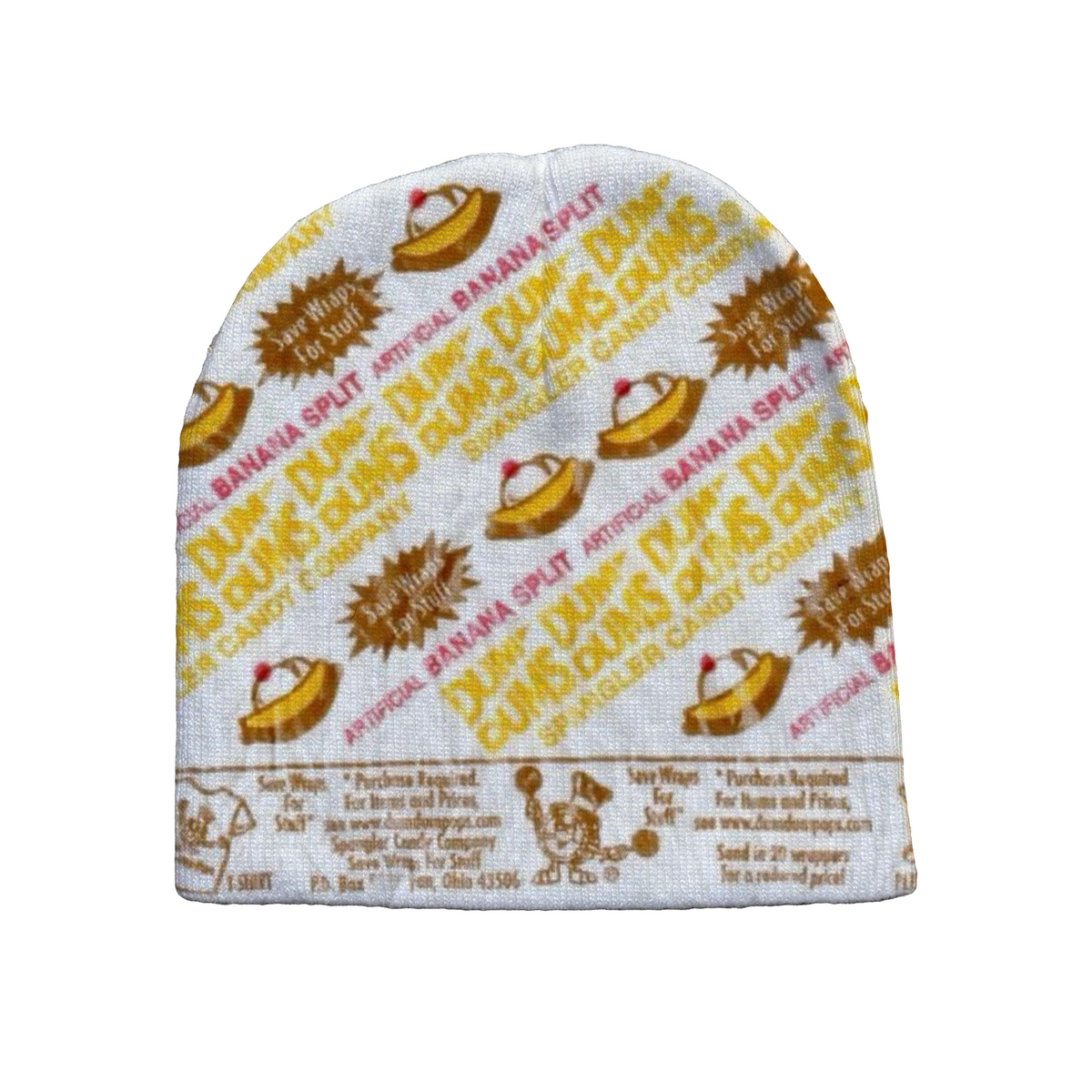 "banana split" beanie