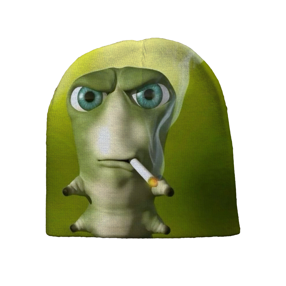 "caterpillar" beanie