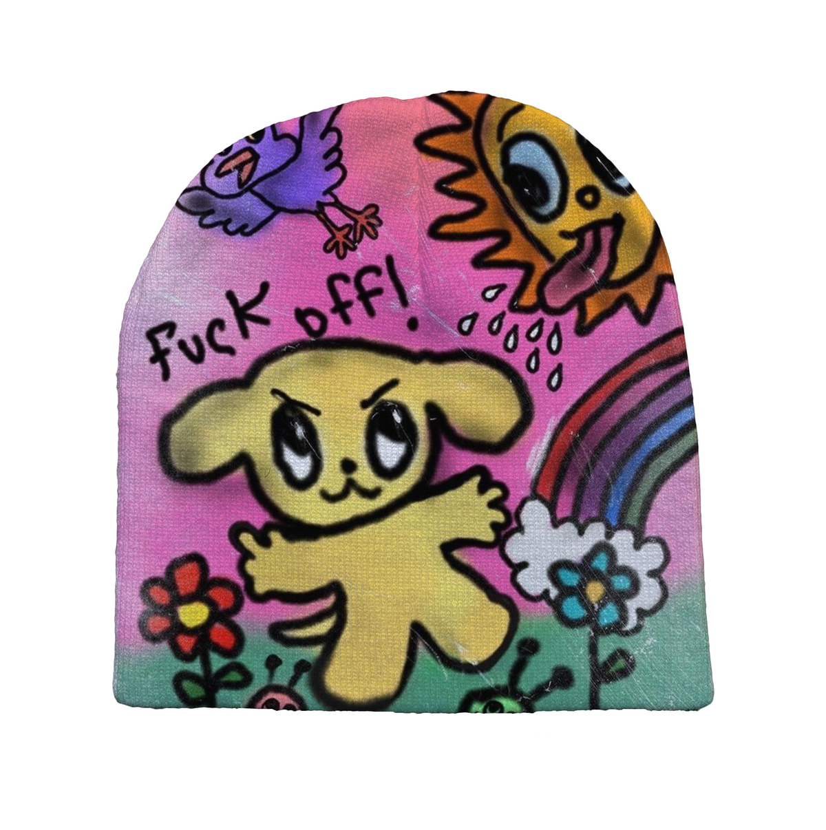"foff" beanie