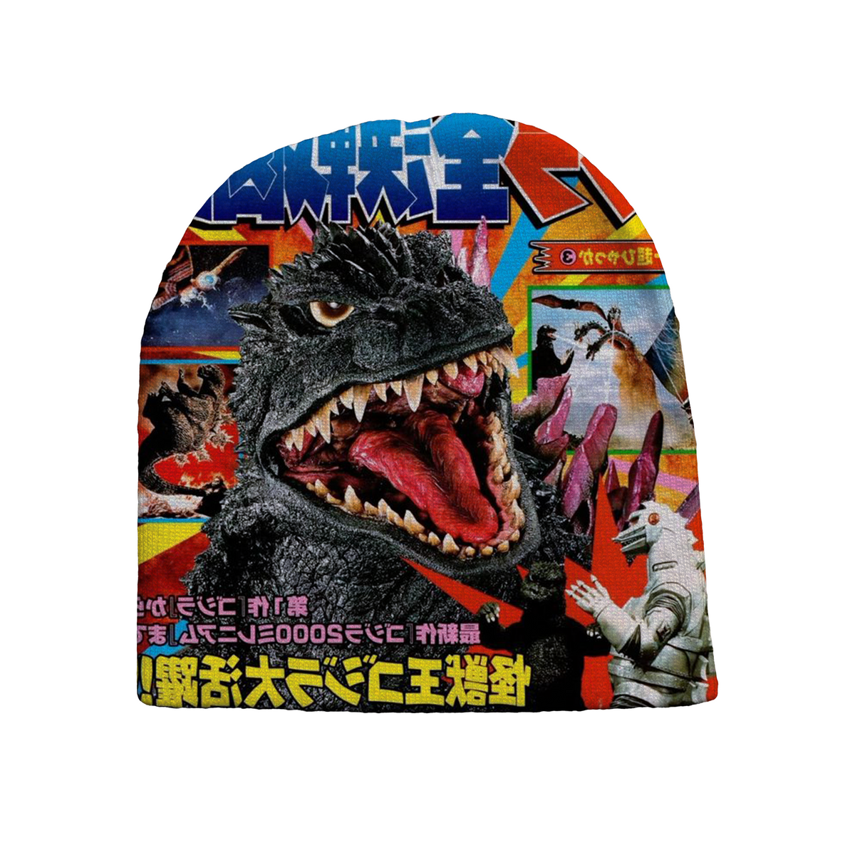 "godzilla" beanie