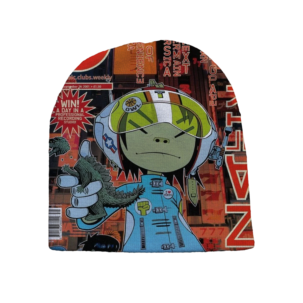 "gorillaz" beanie