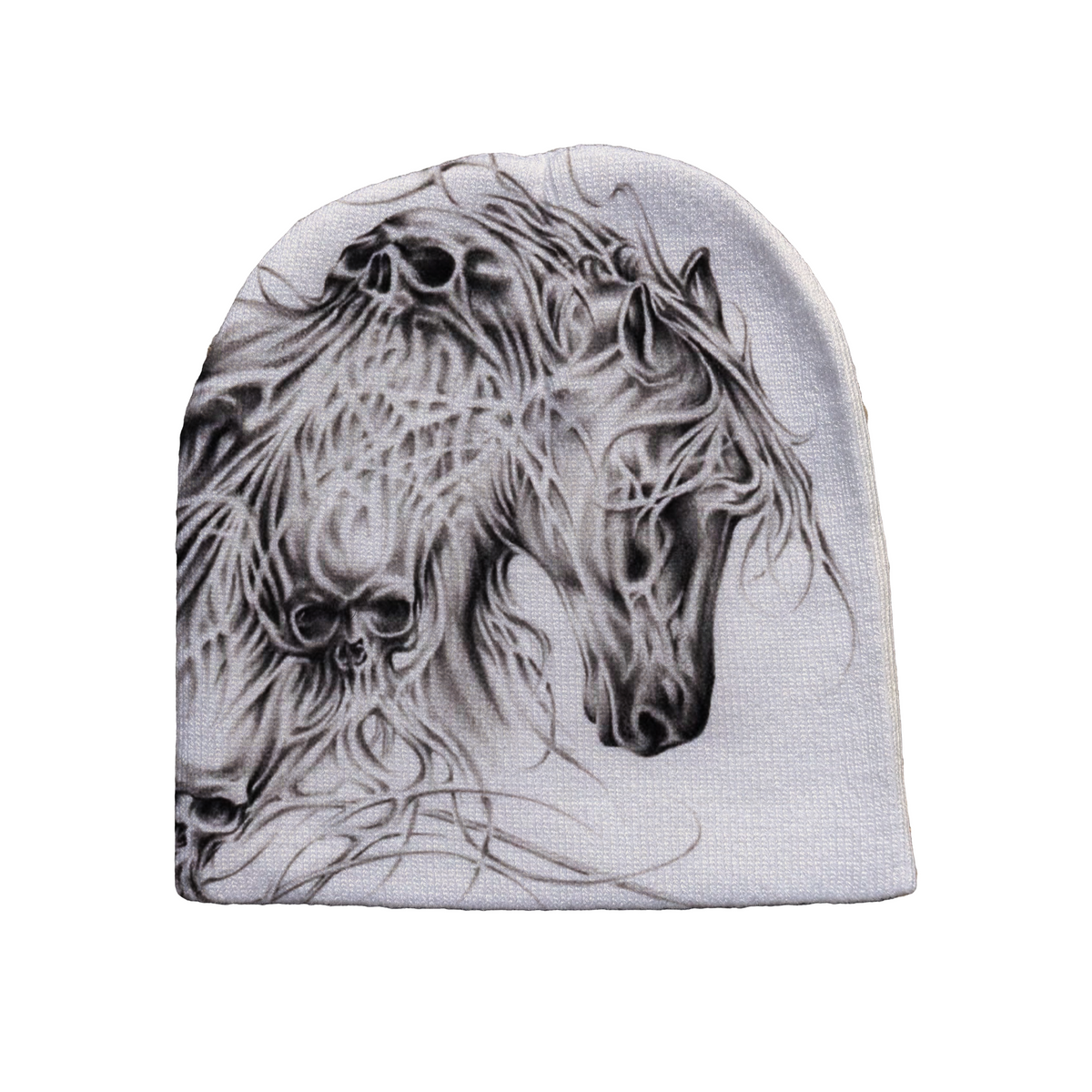 "airbrushed horse" beanie