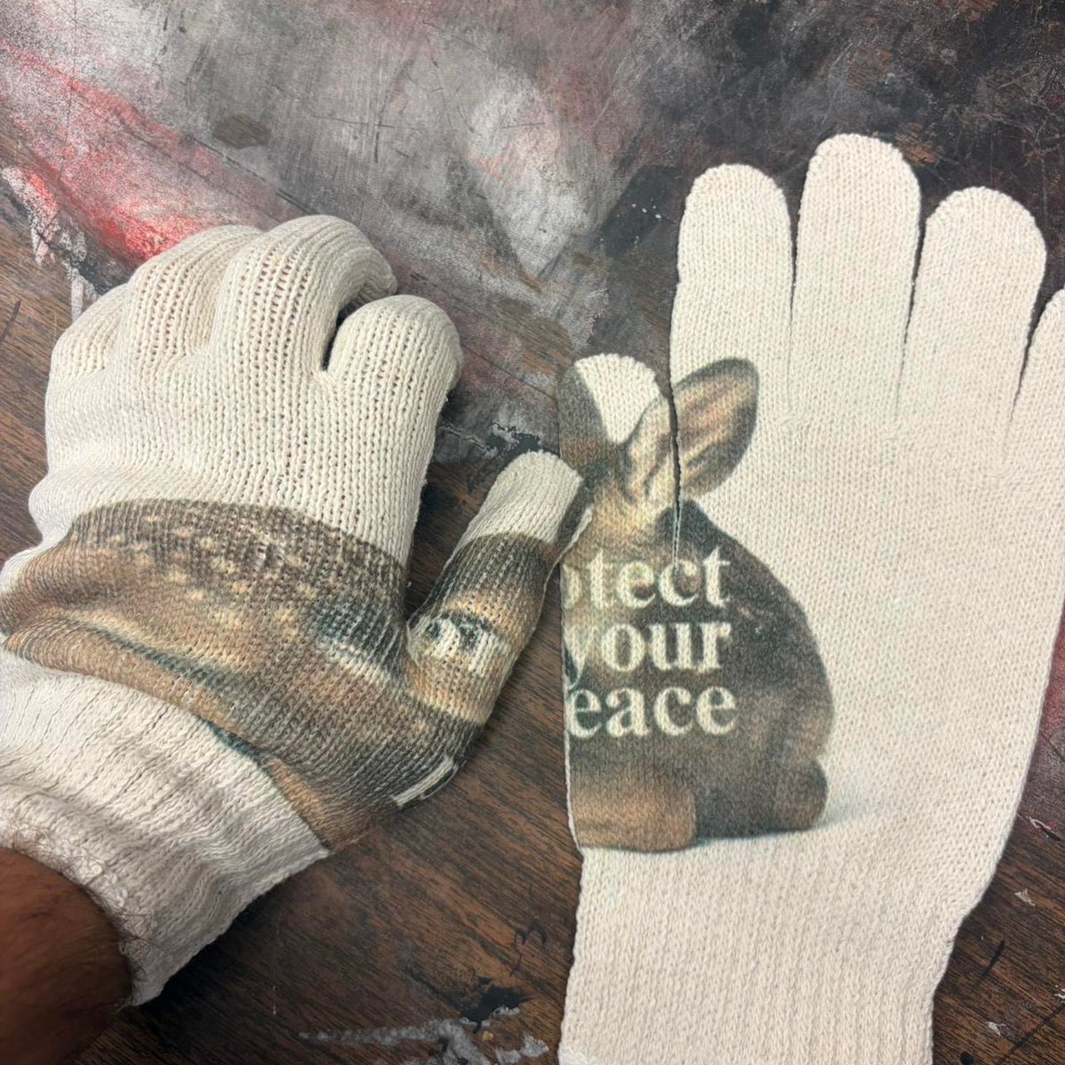 "protect your peace" gloves