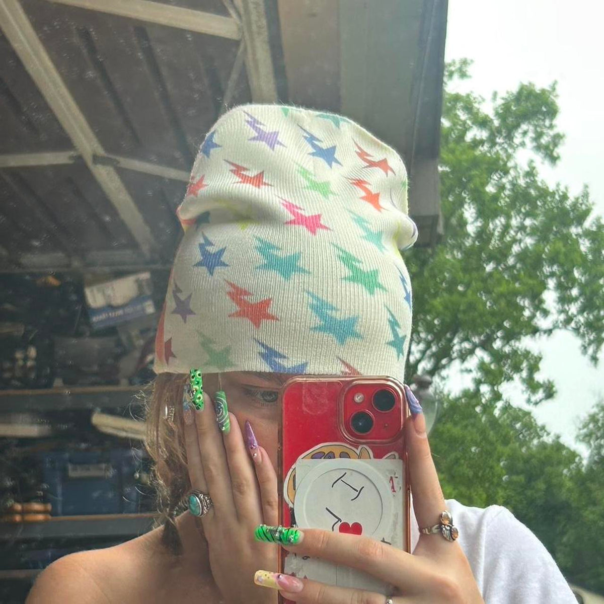 "shooting stars" beanie